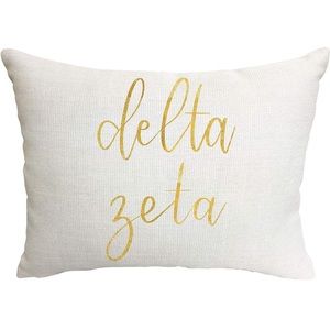 Delta Zeta Throw Pillow